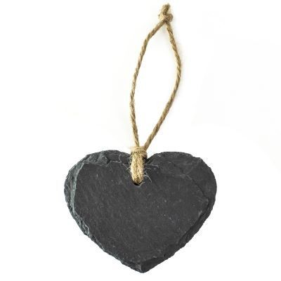 Picture of SLATE HEART HANGING TAG.