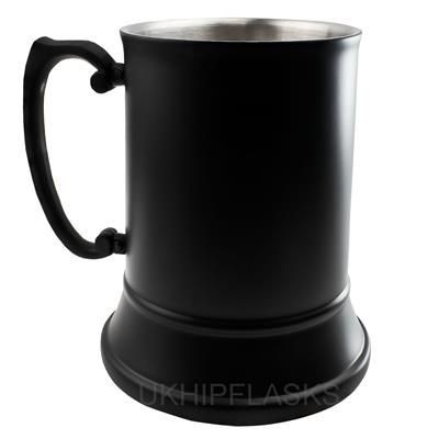 Picture of STEEL TANKARD 450ML in Black