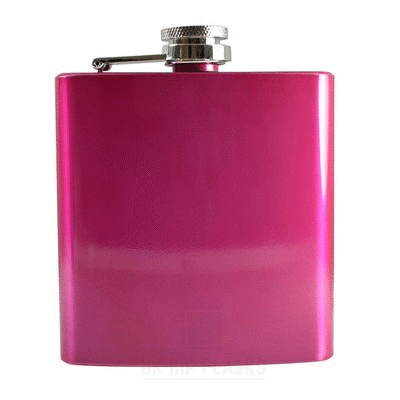Picture of 6OZ HIP FLASK in Matt Pink