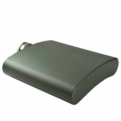 Picture of 6OZ HIP FLASK in Matt Army Green.