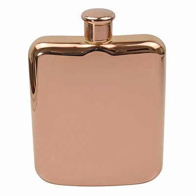 Picture of 6OZ LUXURY HIP FLASK in Rose Gold.