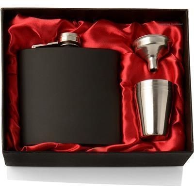 Picture of 6OZ HIP FLASK in Matt Black