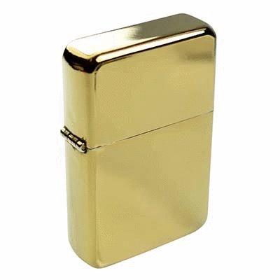 Picture of STEEL STAR LIGHTER in Gold