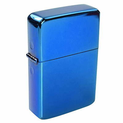 Picture of BRASS STAR LIGHTER in Blue
