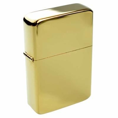 Picture of BRASS STAR LIGHTER in Gold.