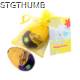 Picture of ORGANZA BAG - CARAMEL EGG, EASTER EGG