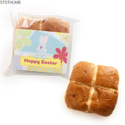Picture of EASTER HOT CROSS BUN with Branded Card Wrap