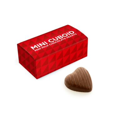 Picture of MINI CUBOID - MINI CHOCOLATE HEARTS