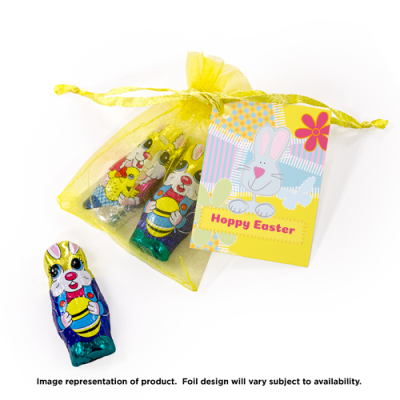 Picture of ORGANZA BAG – HIP HOP BUNNIES, EASTER