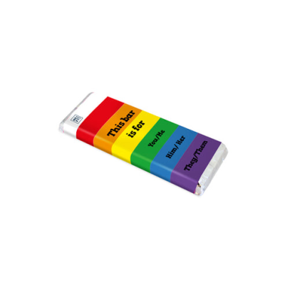 Picture of PRIDE MILK CHOCOLATE BAR 50G