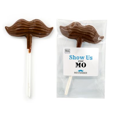 Picture of MOUSTACHE CHOCOLATE LOLLIPOP