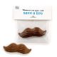 Picture of MOUSTACHE CHOCOLATE HEADER BAG
