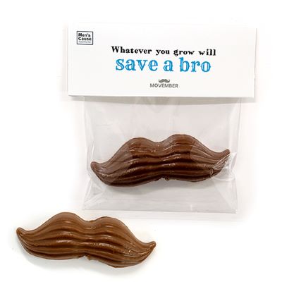 Picture of MOUSTACHE CHOCOLATE HEADER BAG