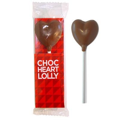 Picture of CHOCOLATE LOLLIPOP - HEART.