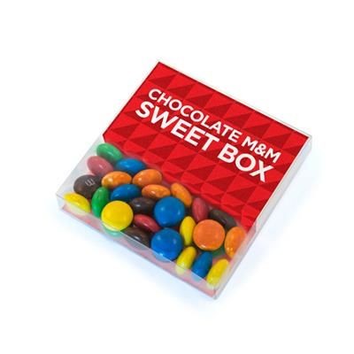 Picture of CHOCOLATE M&M SWEETS BOX.