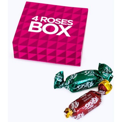 Picture of 4 ROSES CHOCOLATE BOX.