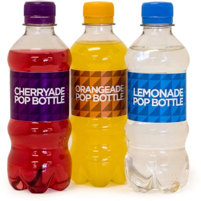 Picture of BOTTLE OF POP with CMYK Printed Self Adhesive Label.