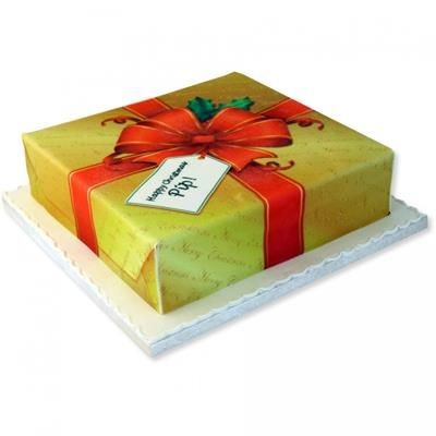 Picture of CHRISTMAS PARCEL CAKE.