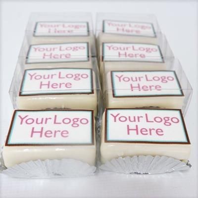 Picture of RECTANGULAR MINI LOGO CAKE.