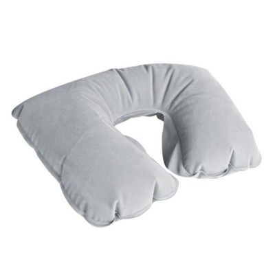 ORLEANS TRAVEL NECK PILLOW in Grey Grey Travel Pillow Neck Pillow