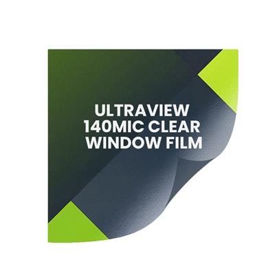 Picture of ULTRAVIEW 140MIC CLEAR TRANSPARENT WINDOW FILM - A0