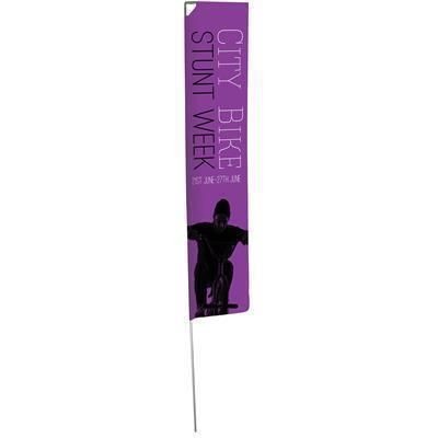 Picture of LIGHT EDGE FLAG with Single Sided Graphic - No Base.