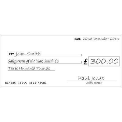 Picture of CHARITY CHEQUE