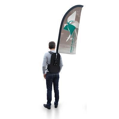 Picture of STREET FLAG BACKPACK RUCKSACK FLAG - FEATHER