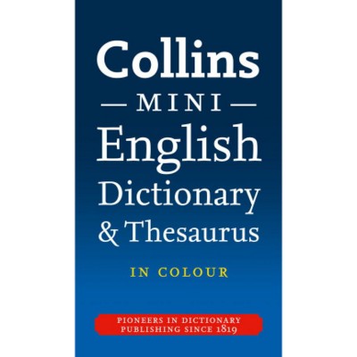 Picture of COLLINS MINI DICTIONARY AND THESAURUS in Blue