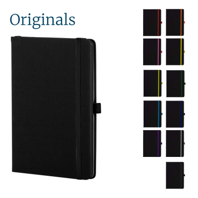 Picture of DENIRO EDGE A5 NOTE BOOK in Black