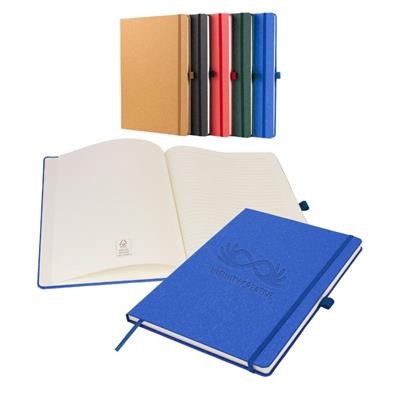 Picture of NOTES LONDON A4 ENVRIOBOOK in Blue