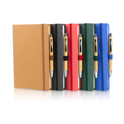 Picture of ENVIROBOOK A5 FSC & AMICA BALL PEN SET.