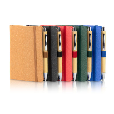 Picture of ENVIROBOOK A6 FSC & AMICA BALL PEN SET.