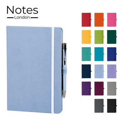 Picture of HOLMS A5 NOTE BOOK in Pastel Blue
