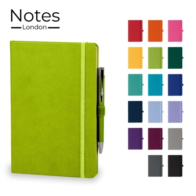 Picture of HOLMS A5 NOTE BOOK in Lime (Mor & Hlm)