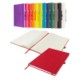Picture of DUNN A4 PU SOFT FEEL LINED NOTEBOOK in Red