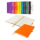 Picture of DUNN A4 PU SOFT FEEL LINED NOTEBOOK in Orange