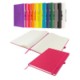 Picture of DUNN A4 PU SOFT FEEL LINED NOTEBOOK in Pink
