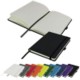 Picture of DEBOSSED DIMES A5 SOFT FEEL PU NOTE BOOK in Black