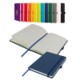 Picture of DIMES A5 LINED SOFT TOUCH PU NOTEBOOK in Navy
