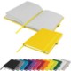 Picture of DIMES A5 LINED SOFT TOUCH PU NOTE BOOK in Yellow