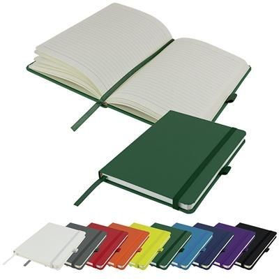 Picture of DIMES A5 LINED SOFT TOUCH PU NOTE BOOK 196 PAGES in Green
