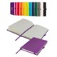 Picture of DIMES A5 LINED SOFT TOUCH PU NOTEBOOK in Purple