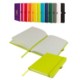 Picture of DIMES A5 LINED SOFT TOUCH PU NOTEBOOK in Lime