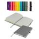 Picture of DIMES A5 LINED SOFT TOUCH PU NOTEBOOK in Grey