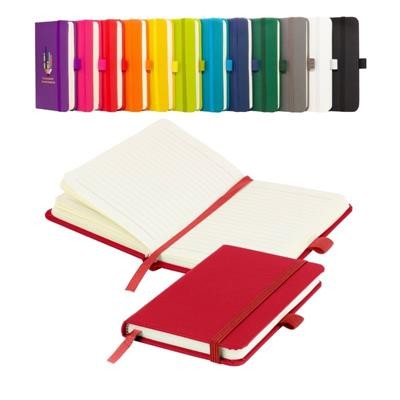 Picture of MORIARTY A6 LINED SOFT TOUCH PU NOTEBOOK in Red