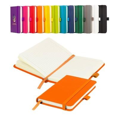 Picture of MORIARTY A6 LINED SOFT TOUCH PU NOTEBOOK in Orange