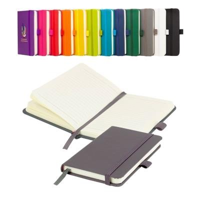 Picture of MORIARTY A6 LINED SOFT TOUCH PU NOTEBOOK in Grey