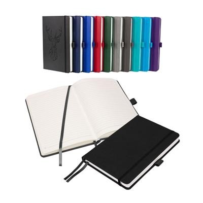 Picture of NOTES LONDON MORETTI A5 NOTEBOOK in Black