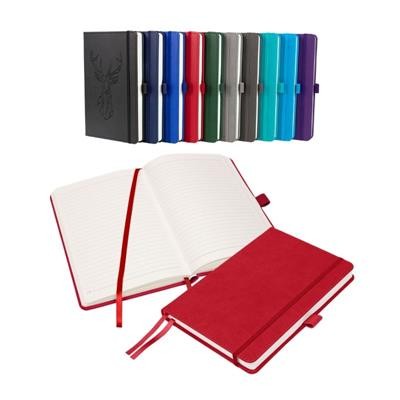 Picture of NOTES LONDON MORETTI A5 NOTEBOOK in Red